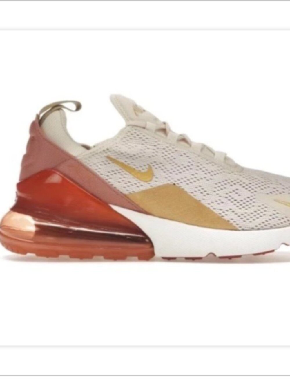 Nike Air Max 270 Light Cream Terra Blush AH6789-203 Women's 7.5 RARE